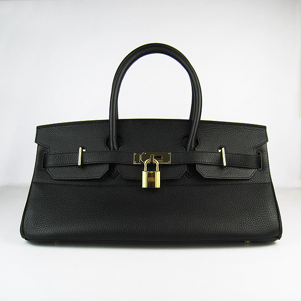 Cheap Hermes Birkin 42cm Replica Togo Leather Bag Black 6109 - Click Image to Close